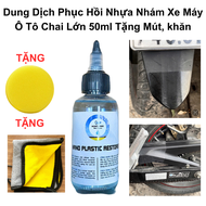 Chai Phục Hồi Làm Mới Nhựa Nhám Nano Plastic Restorer 10ml Cho Xe Máy Ô Tô
