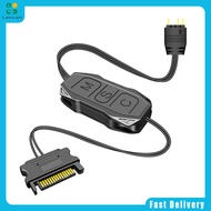 LanLan Argb Mini Controller With Lengthen Cable Wide Compatibility 5v 3-pin To SATA Power Supply RGB