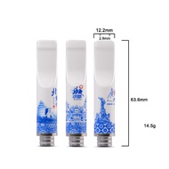 510 Types Ceramic drip tip 510 Ceramic+Stainless Steel tip Flat tip drip tip 510 drip tip 25.12.1