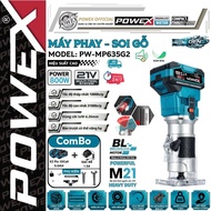 Powerful POWEX PW-MP635G2 – 800W wood milling machine, 6-speed adjustment, precise ALU grooving