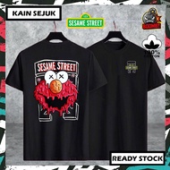 100% PREMIUM COTTON OFFWH1TE SESAME STREET 5 Cotton Tshirt T Shirt Men Women Unisex Baju Lelaki Wani