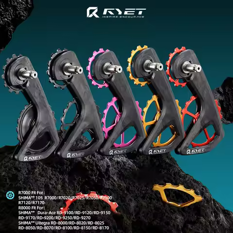 RYET Ceramic Oversized Pulley Wheel 13T-19T RS Derailleur Pulley Fit For Shimano 105 Ultegra Dura Ac