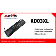 AD03XL (11.55V 51.4Wh 4450mAh) Battery Replacement for HP Envy 13-AD141NG AD017TX 105TX TPN-128 Seri
