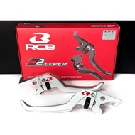 RCB ALLOY LEVER E2 SERIES SILVER FOR NMAX V1 & V2 01LE218S NMAX V2