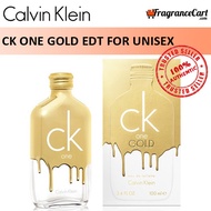 Calvin Klein cK One Gold EDT for Unisex (100ml/200ml/Tester) Men Women [FragranceCart Brand New 100% Authentic Perfume]