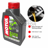 Motul 3100 Gold 1 Liter 4T 15w50 10w40 Oli Motor Bebek Sport 4 Tax 1000ml