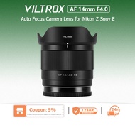 VILTROX AF 14mm F4.0 Full Frame Prime Lens Large Aperture Auto Focus Camera