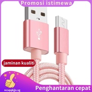 Android Charger Cable, 2 Meter Android Fast Charging Nylon Braided Universal Use Charger for Android