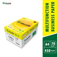 A4 Paper – Indah Kiat IK Yellow / Kertas A4 70gsm Copier Paper (450 Sheets/Ream) | 1 Carton=10 Reams