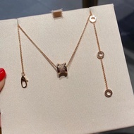 Bvlgari Small Waist Necklace Small mini Necklace zp, Series Classic Necklace V Gold Material Electro