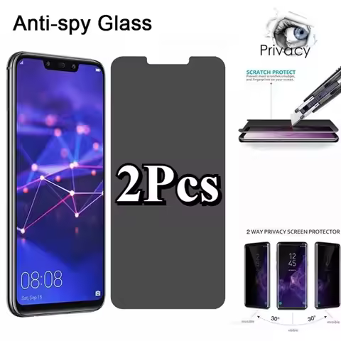 2Pcs Anti-Spy Screen protector for Huawei Pura 70 Nova 13i 12i Y72s Protective Privacy film for Huaw