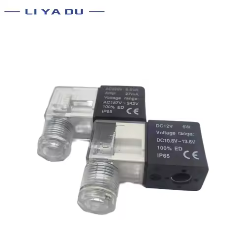 Pneumatic Solenoid Valve Coil Electrical Part 4V210 3V210 DC12V DC24V AC110V AC220V Solenoid Valve C