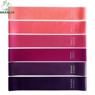 SHANLIN Yoga Stretch Rope Fitness Rubber 5 Different Levels Gym Workout Portable Fitness Workout Equ
