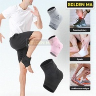 Ankle Brace Support with Side Stabilizers | Adjustable Compression Sleeve for Sprain, Tendonitis, Ac