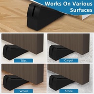 Heavy Duty Door Stopper2Pack Adjustable Spring Large Door Stopper 3in High Tall Door Wedge Stoppers 