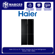 Haier 25.2 cu. ft. T-Door Inverter No Frost Refrigerator HRB-738BG