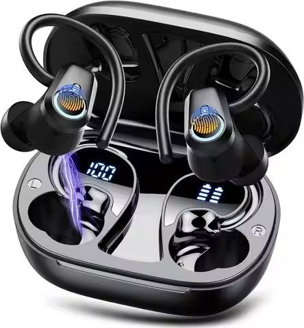 Wireless Earbuds, Bluetooth 5.3 Earbuds Stereo Bass, in-Ear Noise Cancelling Mic, Earphones IP7 Wate