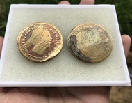 Koin Kuno Willem 3 G Tahun 1819 Sepasang