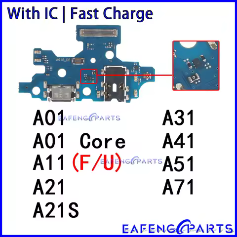 Usb Dock Charger Port for Samsung Galaxy A01 Core A11 A21 A21S A31 A41 A51 A71 Charging Board Module