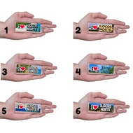 I LOVE ILOCOS NORTE / ILOCOS SUR RECTANGLE KEYCHAIN SOUVENIR