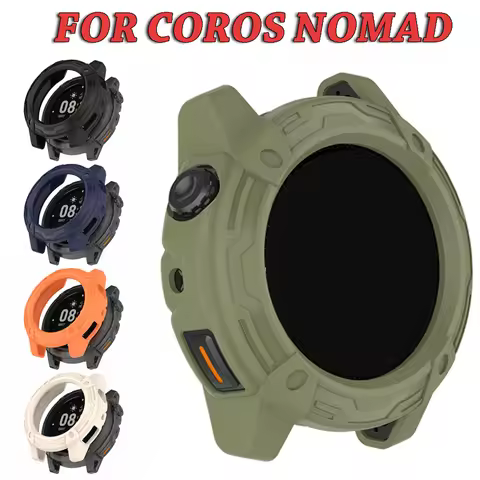 TPU Protective Watch Cases Cover for COROS NOMAD Smartwatch Hollow Soft Protector Shell Frame Access