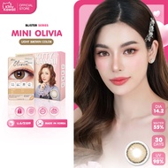Kitty Kawaii Contact Lens : Mini Olivia Light Brown (Blister pack) - คอนแทคเลนส์รายเดือน