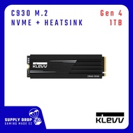 Klevv SSD CRAS C930 1TB M.2 2280 NVMe PCle Gen4 x4 Heatsink/SSD 1TB