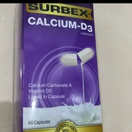 DISKON TERBATAS!!! Surbex Calcium/Kalsium D3 TERLARIS