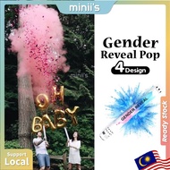 Miniis Gender Reveal Popper Paper Powder Pop For Gender Reveal Decorations and Baby Gender Reveal Pa