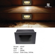 YET LED Step Light H3147-3W-3000K-GY