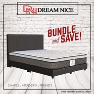 Divan bed + 10" Euro top spring mattress deal