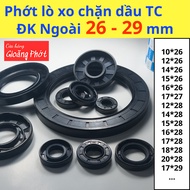 [10/50 pieces] TC oil seal, outer diameter 26-29, NBR material (KT 10,12,14,15,16,17,18,20 / 26,27,2