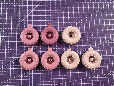 1/35 Cast Resin Model, Tire Modification Accessories, Unpainted (M923 M925 Truck Compatible)