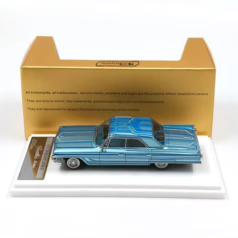 MK Diecast 1:64 Scale 1962 American Style Vintage Car Alloy Car Model Adult Boy Collection Decoratio