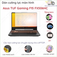 Dán màn hình cường lực laptop Asus TUF Gaming F15 FX506HC/ FX506HF / FX506LHB nano dẻo siêu mỏng tro
