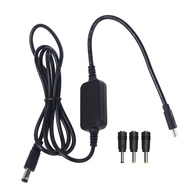 PD USB สายแปลงสัญญาณ C Type C หัวต่อตัวผู้พลังงาน12V 2.5/3.5/4.0/5.5Mm