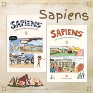Sapiens Book graphic History Thai Language Novel Cartoon Images