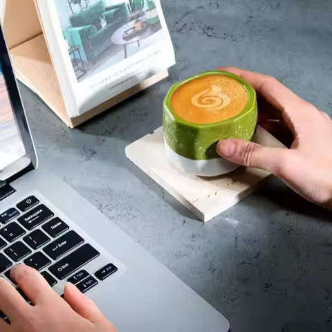 Drink Cup Vintage Ceramic Coffee Mug Heat-resistant Handmade Espresso Cup Water Cup Milk Oatmeal Cup