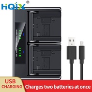 HQIX Suitable for Canon LEGRIA HF R38 M50 M52 Camera BP-718 Battery Dual Charge Charger