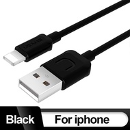USAMS 10pcsa lot 1m 2A Lightning Phone Cable For iPhone 13 12 11 X 8 7 6 SE Series iPad Apple IOS Data Sync Charger Cable