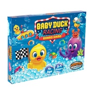 Baby Duck Racing Board Game! Bathtub Race Rubber Ducky Game for 2-4 Kids Ages 4 and Up, Swim Across 
