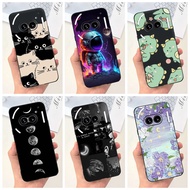 Nothing Phone (2a) Cute Cat Cartoon Soft Casing Nothing Phone2a 2a Black Silicone Case