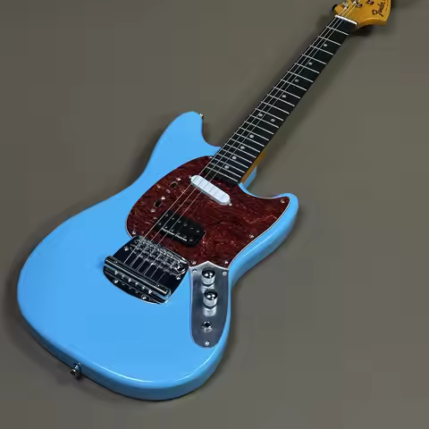 High Quality ST Blue Mustang Guitar Rosewood FREE SHIPPING