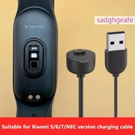 sadghgeahr ที่ชาร์จแม่เหล็กสำหรับเครื่องชาร์จ Xiaomi Mi band 5 6 7 NFC อะไหล่สายชาร์จ USB สำหรับ Mi
