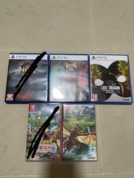 PS5 Stray 浪貓 人中之龍8 Switch Monster Hunter Stories 2