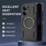 Back Cover for Xiaomi Poco C75 4G F6 F7 X7 X6 Pro 5G F7 Ultra Case Magnetic Armor Back Cover Camera 