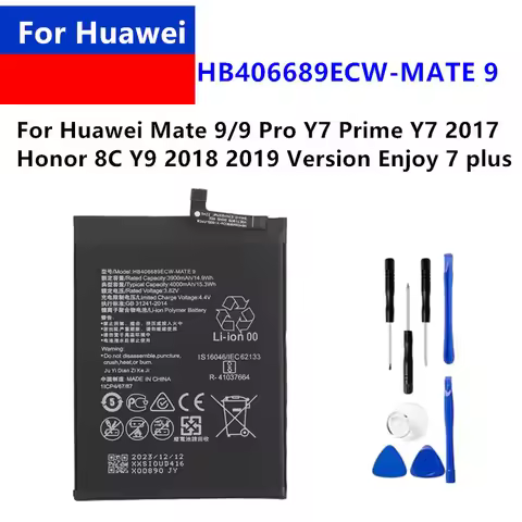 HB406689ECW Battery For Huawei Mate 9 / 9 Pro Honor 8C Y7 Pro 2017 Prime Enjoy 7 Plus Y9 2018 2019 L