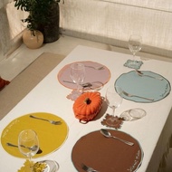 Talu – Happy Eating Placemat Plate Coaster/ Plate Coaster/