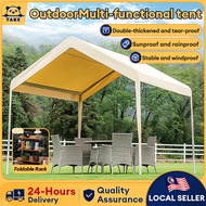 WTHB Gazebo Tent Heavy Duty 10x10ft 10x15ft High Quality Parking Tent Canopy Khemah Lipat Payung nia
