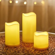 全城熱賣 - 可變色LED蠟燭Set (附遙控) 蠟燭燈 燭光晚餐必備 聖誕大餐 浪漫約會 派對 表白 求婚 裝飾擺設